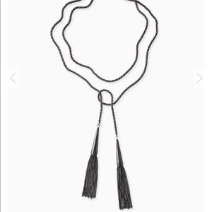 Kendra Scott Gunmetal Phara Necklace